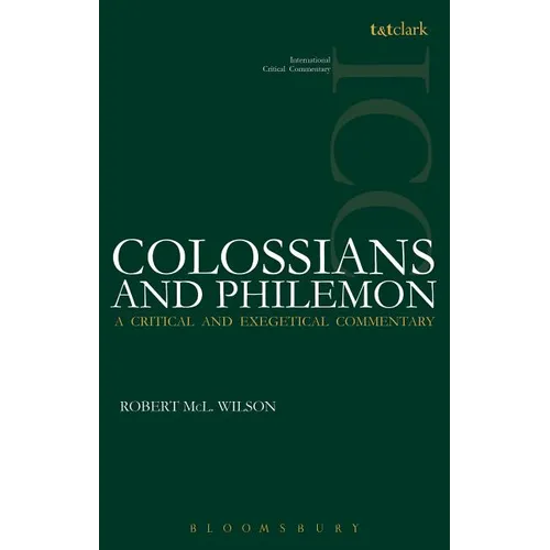 Colossians and Philemon (ICC)