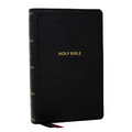 KJV Personal Size Large Print End-Of-Verse Reference Bible, Black Leathersoft, Red Letter, Comfort Print (Thumb Indexed)